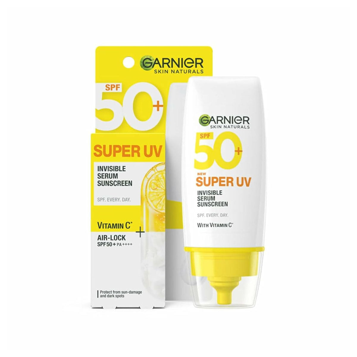 Garnier Skinactive Super Uv Invisible Serum Sunscreen Vitamin C SPF50+ PA++++ 30ml